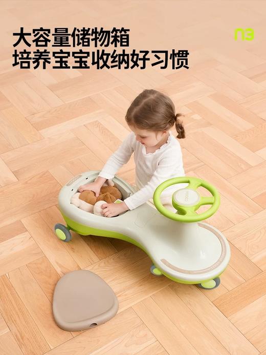 酷骑N3婴儿扭扭车儿童1一3岁可坐溜溜车宝宝婴儿防侧翻周岁礼物 商品图1