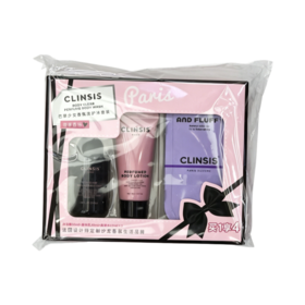 【旅行装】CLINSIS 巴黎少女香氛洗护沐套装 小样（沐浴露50ml+身体乳30ml+蓬松洗发水12ml*2）