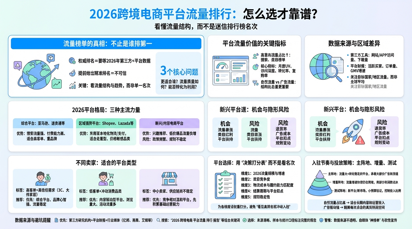 2026跨境电商平台流量该看哪些核心指标？
