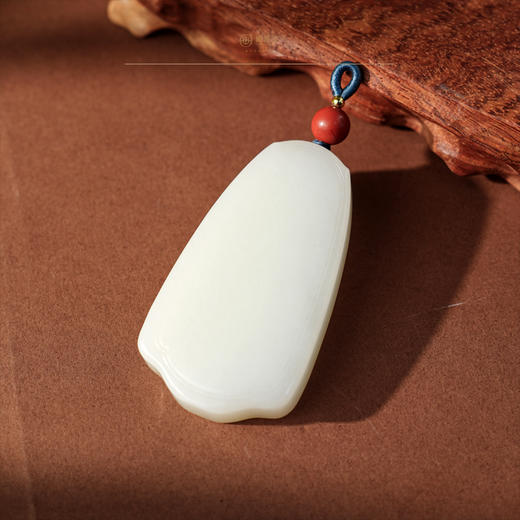 【无极】羊脂白玉无事牌 商品图2