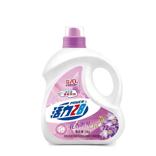 活力28 花香世界洗衣液2kg（1箱=6瓶）【LY】 商品图0