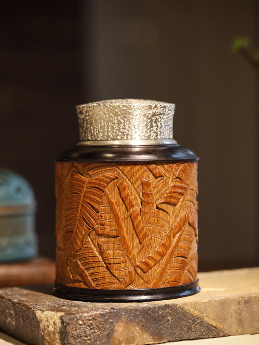 芭蕉图°锡胆茶叶罐 商品图1