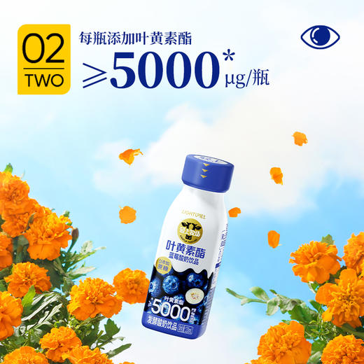 轻上 叶黄素酯蓝莓酸奶220ml*10瓶 商品图2