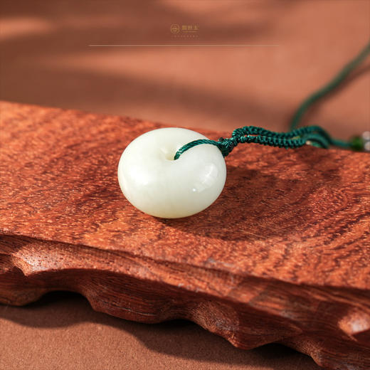 【莫语】白玉平安扣 商品图5