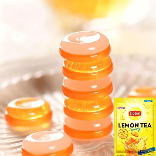 春日井立顿柠檬茶味/奶茶味糖果55g硬糖休闲零食袋装 064637/064638 商品图2