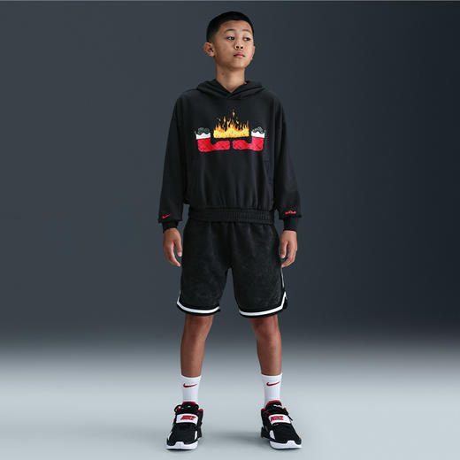 Nike LeBron "Stocking Stuffer" 圣诞系列詹姆斯大童加绒套头连帽衫 IM7403 商品图3