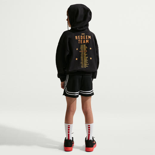 Nike LeBron 詹姆斯大童加绒篮球连帽衫 IQ0268 商品图4