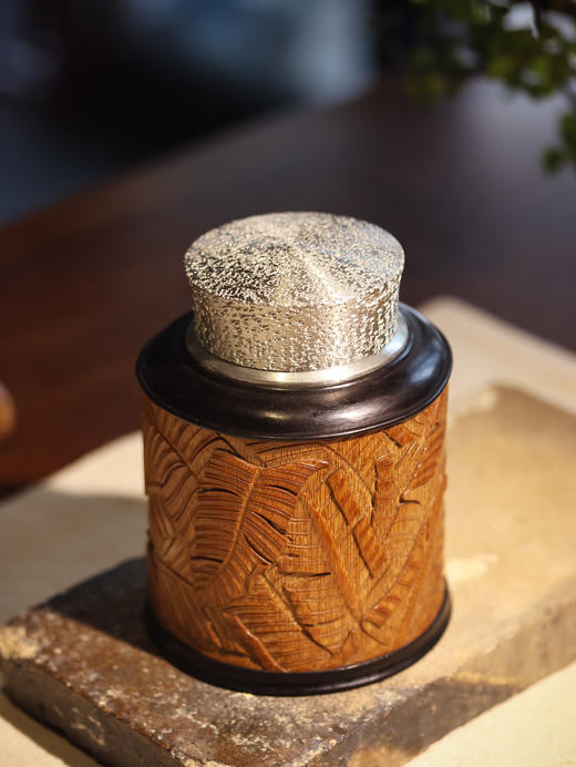 芭蕉图°锡胆茶叶罐 商品图2