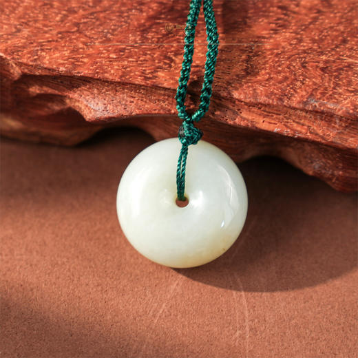 【莫语】白玉平安扣 商品图3