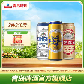 青岛啤酒 精酿组合500ml*12罐/箱