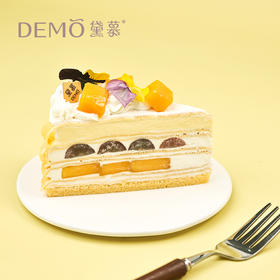 香缇布蕾水果千层·切件|Caramel Burnt Fruit Layer Cake