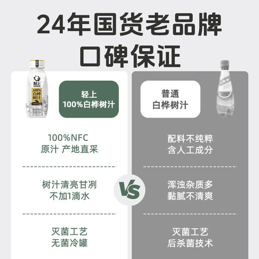 轻上 白桦树汁245ml*10瓶 商品图3