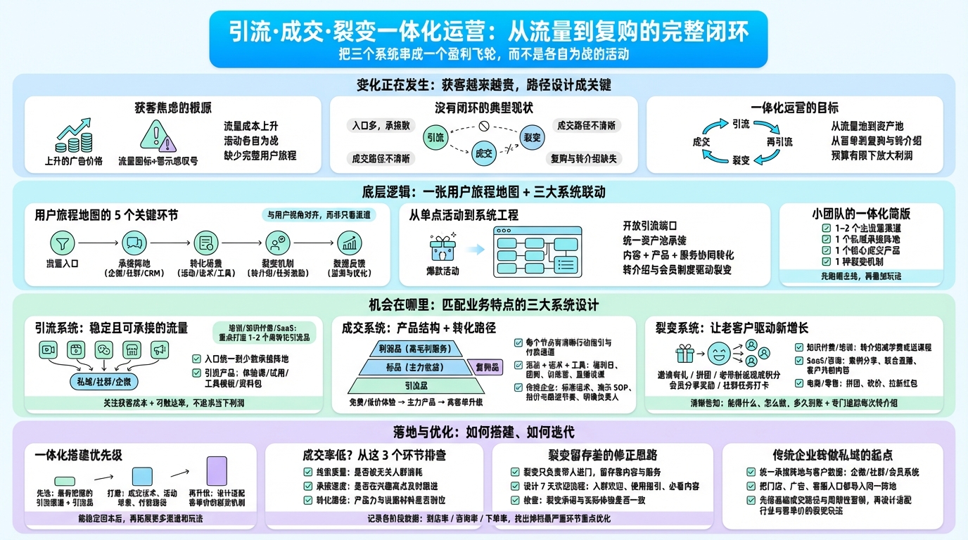一体化运营的整体框架怎么梳理？
