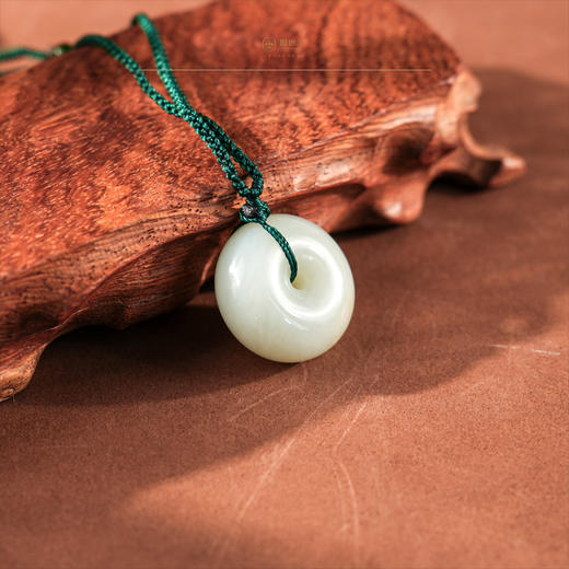 【莫语】白玉平安扣 商品图1