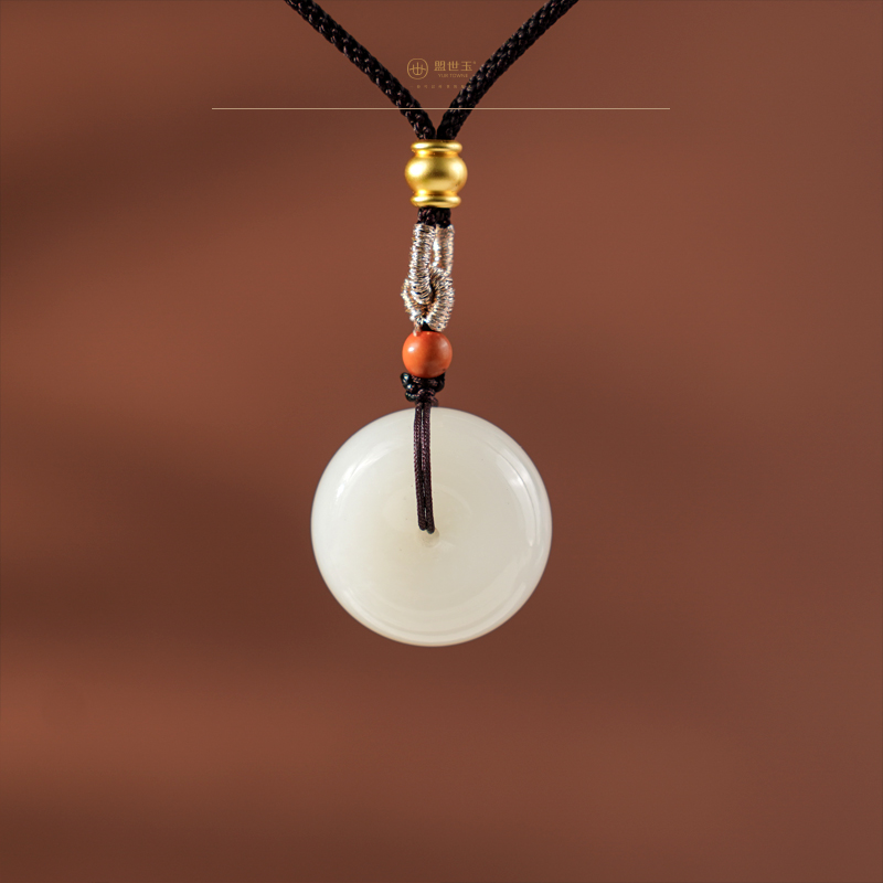 【小雅】羊脂白玉平安扣