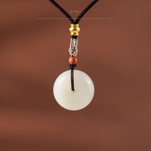 【小雅】羊脂白玉平安扣 商品图0