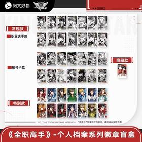 全职高手 个人档案系列 徽章 吧唧 全43种 6包/盒 国谷