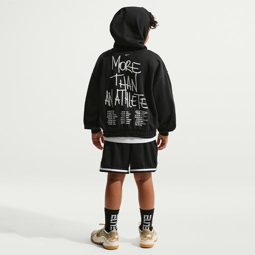 Nike LeBron "Shut Up And Dribble" 詹姆斯大童加绒篮球套头连帽衫 IQ0269 商品图4