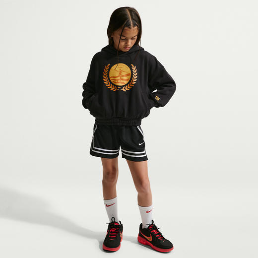 Nike LeBron 詹姆斯大童加绒篮球连帽衫 IQ0268 商品图3
