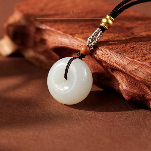 【小雅】羊脂白玉平安扣 商品图4