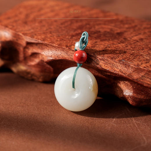 【莫争】一点糖羊脂玉平安扣 商品图5