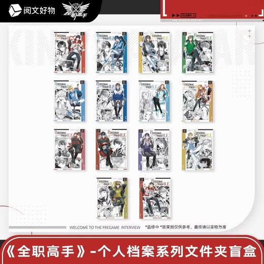 全职高手 个人档案系列 文件夹 14包/盒 国谷 商品图0