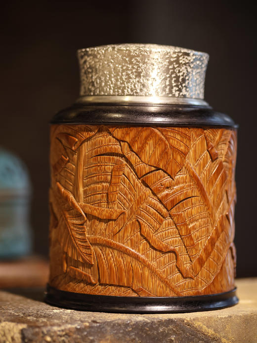 芭蕉图°锡胆茶叶罐 商品图0