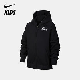 Nike 马年限定脱缰系列新年款大童（男孩）全长拉链开襟加绒连帽衫 IR0115
