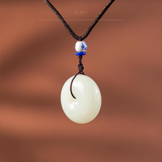 【莫忧】白玉平安扣 商品图1