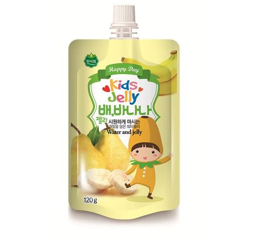 韩美禾梨香蕉味果冻120g 商品图0