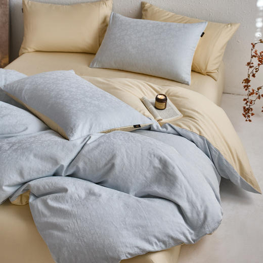 【初夏焕新】自然醒长绒棉水洗染色提花四件套（四季款）HS 商品图6