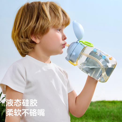 贝肽斯吨吨桶儿童水杯直饮吸管宝宝饮水壶夏幼儿园上学ppsu男女孩 商品图8