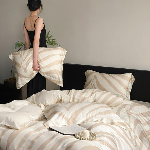 【初夏焕新】自然醒60支天丝四件套-木年轮 漫时光AN 商品图1