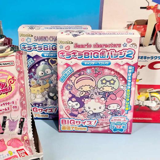 富路达三丽鸥原味糖果3.8g/064641  三丽鸥角色闪亮徽章吧唧盲盒含糖果 商品图0