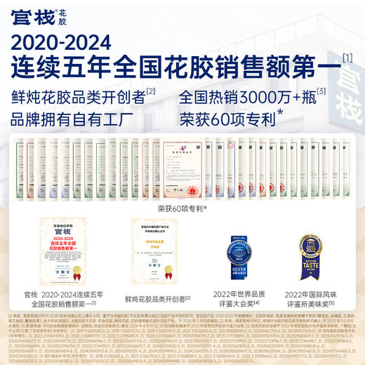 官栈 金蝶花胶致爱繁花礼盒660g 商品图4