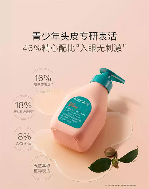 贝德美青少年舒缓去屑洗发水520ml 商品图1