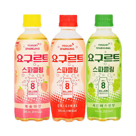 BlingBooster冰灵博特乳酸菌汽水原味//阳光玫瑰葡萄味/水蜜桃味/350ml 带有奶泡的乳酸菌 025731/025732/025842 商品图4