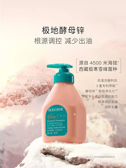 贝德美青少年舒缓去屑洗发水520ml 商品图3