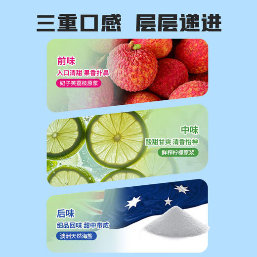 溜溜梅梅冻荔枝海盐青柠梅冻280g 商品图2