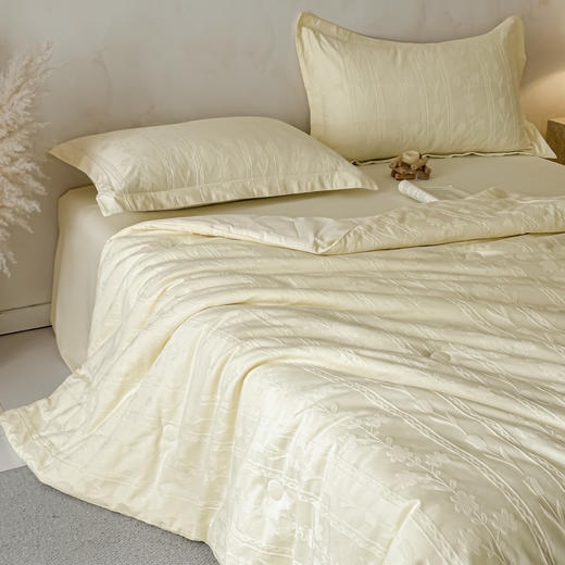 【初夏焕新】自然醒全棉大豆纤维芸屿夏被四件套HS 商品图9