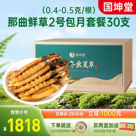 【2026鲜草预售】国坤堂那曲头茬鲜虫草 商品图0