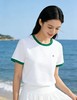任选2件39.9元！超高性价比【自营】三角标绿撞色领！4006精梳棉95%圆领短袖T恤上衣-喜出 商品缩略图1