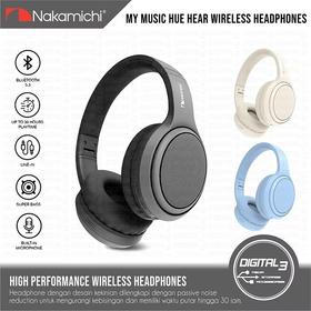 Nakamichi/中道 My Music Hue Hear 无线蓝牙5.3可折叠头戴式耳机 内置麦克风