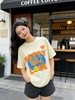 任选2件39.9元！超高性价比【自营】HAPPY米色大版 95%棉夏季T恤宽松上衣-喜出 商品缩略图3
