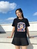 重工/工艺T【自营】卡通➕蓝色耳机烫钻！韩系设计感90棉T恤夏季-喜出 商品缩略图1