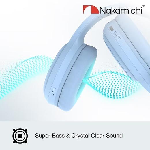 Nakamichi/中道 My Music Hue Hear 无线蓝牙5.3可折叠头戴式耳机 内置麦克风 商品图2