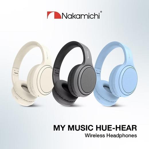 Nakamichi/中道 My Music Hue Hear 无线蓝牙5.3可折叠头戴式耳机 内置麦克风 商品图1