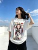 大版【自营】工艺/重工！亮片字母➕刺绣！潮牌复古宽松设计感中长短袖T恤-喜出 商品缩略图5