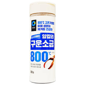 清净园碱烤盐200g청정원 알칼리 구운소금