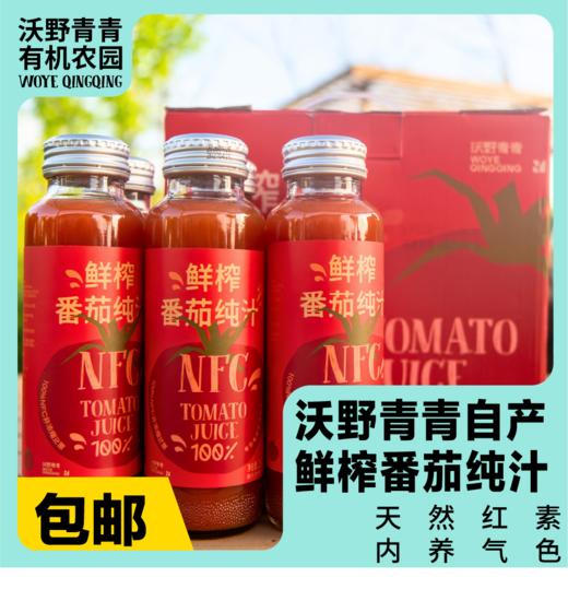 （新鲜的番茄汁回来喽！） 沃野青青鲜榨番茄纯汁 258ml/瓶*6 有机番茄NFC鲜榨 商品图0